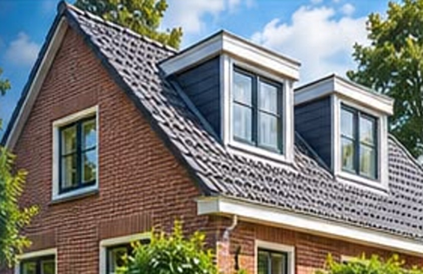Woning met twee dakkapellen